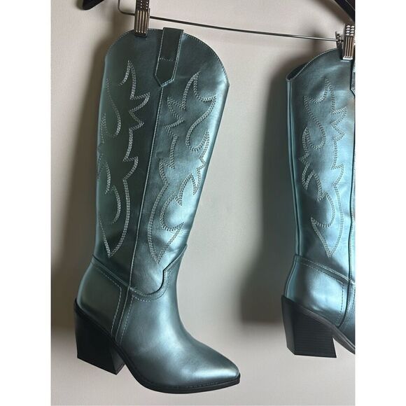 Madden Girl Arizona knee-high cowboy boots - Picture 11 of 12